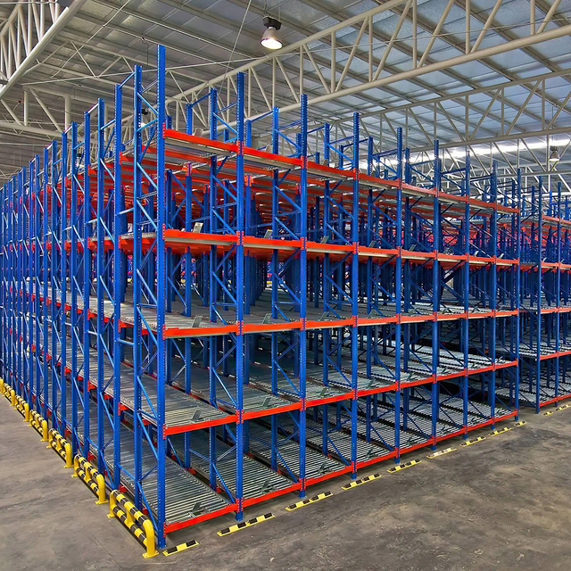 High Grade Factory Price Gravity Flow Racks Industrial Large Capacity Racking Warehouse Storage Rolling Pallet Shelves