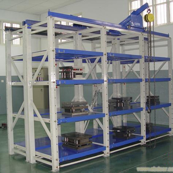 Warehouse Slide Racking Industrial Sliding Rack Drawer Type Mold Storage Shelf 