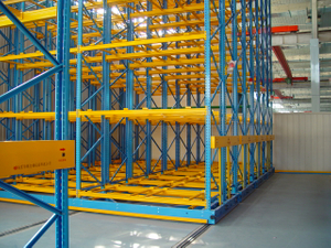 Simple Operation Moveable Rack System Multi-Level Electric Mobile Racking Industrial Steel Structure Warehouse Pallet Shelves