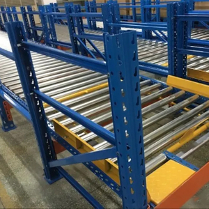 Peterack Gravity Racking Good Quality Rolling Shelf Sturdy Industrial Rollers Steel Warehouse Rack 