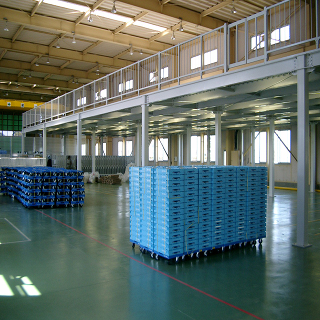 Steel platform racking
