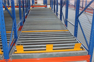 High Capacity Gravity Racking Rollers Steel Storage Rack Industrial Warehouse Flow Racks