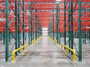 Factory Teardrop Warehouse Rack Industrial Heavy Loading Euro Pallet Storage Shelves US American Racking System