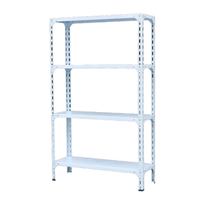 Professional Customized Light Duty Racking Angle Steel Beam Rivet Shelves Removable Panel Warehouse Racks