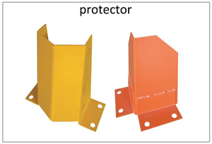 Steel Upright Protector Warehouse Shelves Protective Post Guard Safety Guardrail Rack Column Protectors